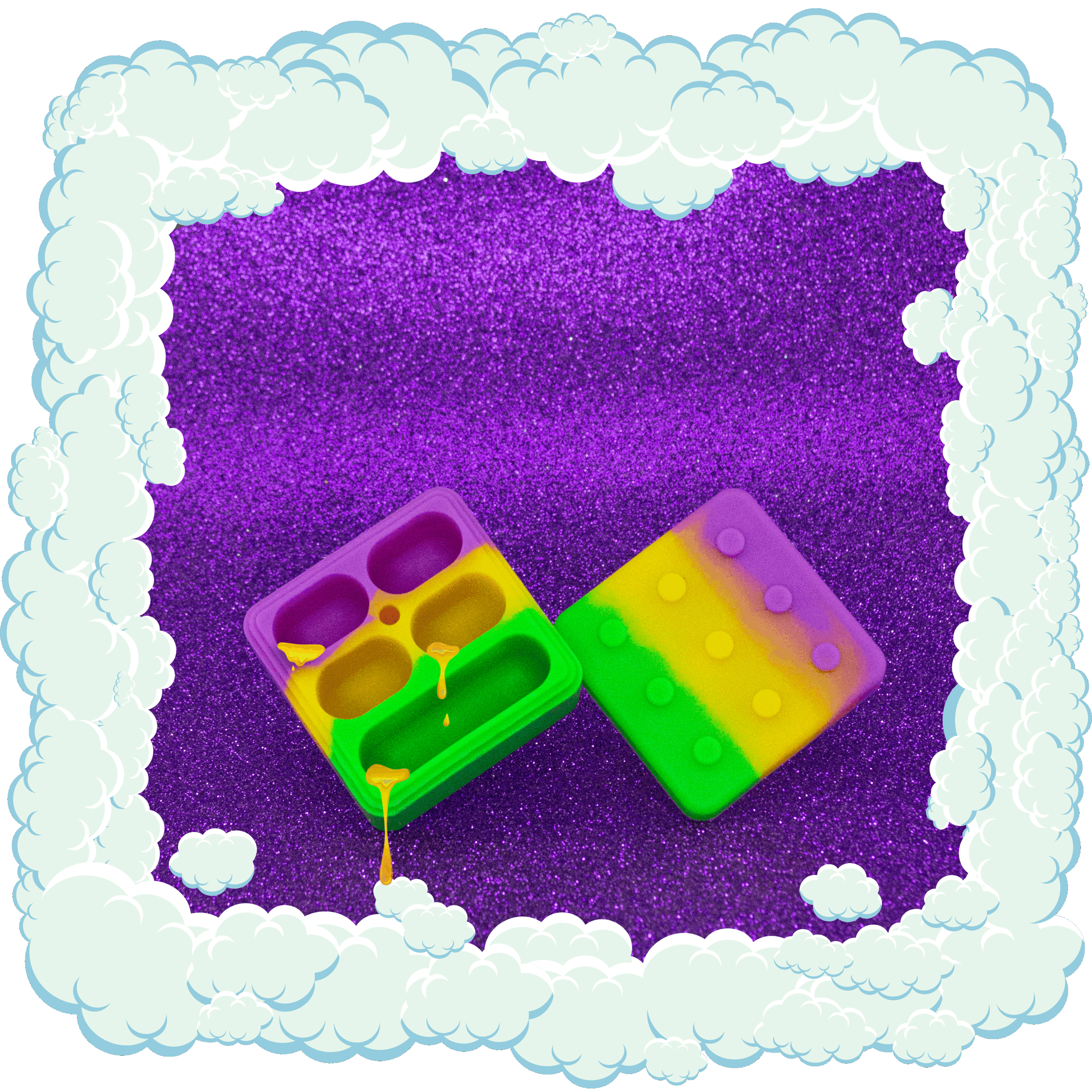 Box Wax Silicona Square!