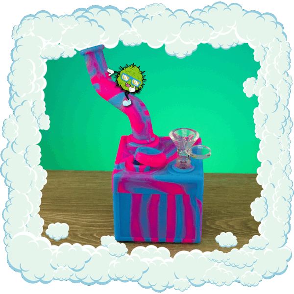 Bong Silicona High Cube!