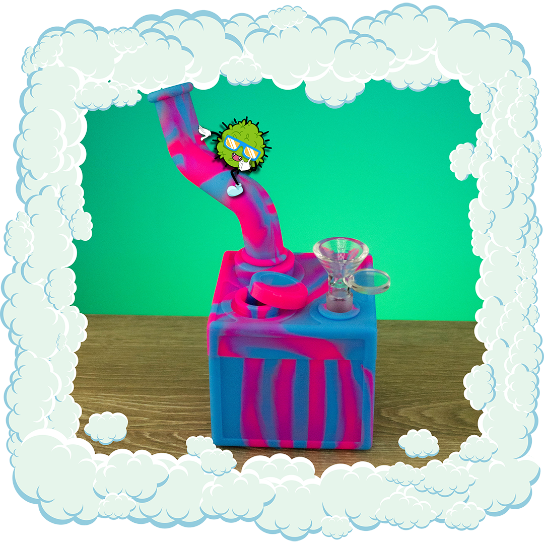 Bong Silicona High Cube!